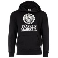 Franklin & Marshall Mens Hoodie - Hooded Pullover, Logo Print, Plain Colours
