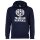 Franklin & Marshall Herren Hoodie - Kapuzen-Pullover, Logodruck, Unifarben