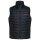 HUGO Mens Quilted Vest - Bentino2221, sleeveless jacket, zipper, stand-up collar, uni Black S (Small)