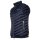 A|X ARMANI EXCHANGE Mens Down Vest - Quilted Vest, Zipper, sleeveless, solid color Dark Blue M (Medium)