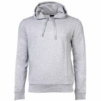 A|X ARMANI EXCHANGE Mens Sweatshirt - Hoodie, logo, hood, solid color Grey mottled 2XL (XX-Large)