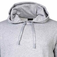 A|X ARMANI EXCHANGE Mens Sweatshirt - Hoodie, logo, hood, solid color Grey mottled 2XL (XX-Large)