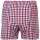 MG-1 Herren Web-Boxer, 6er Pack - Classic Boxer-Shorts, gemustert, Spar-Pack Rot/Schwarz/Blau XL