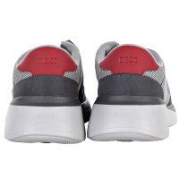 BOSS Herren Sneaker - Dean Runn memx, Turnschuh, Freizeit, Material-Mix, Logo Dunkelgrau EUR 41
