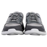 BOSS Mens Sneaker - Dean Runn memx, Sneaker, Casual, Material Mix, Logo Dark grey EUR 41 (UK 7)