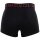 HOM Herren Boxer Shorts, 2er Pack - HOM Boxerlines #2, Baumwolle Schwarz/Rot S