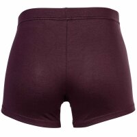 HOM Herren Boxershorts - Comfort Boxer Brief HO1, Tencel soft, Unterwäsche, einfarbig Dunkelrot S