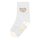 Steiff Kinder Unisex Socken, 2er Pack - Bio-Baumwolle, Teddy-Motiv, uni/gestreift Grau 23-26
