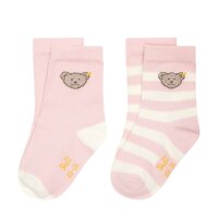 Steiff childrens unisex socks, 2-pack - organic cotton,...