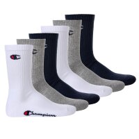 Champion Unisex Socken, 6 Paar - Crew Socken Basic