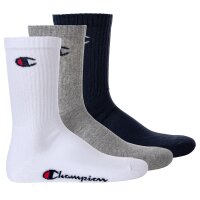 Champion Unisex Socks, 3 Pairs - Crew Socks Basic