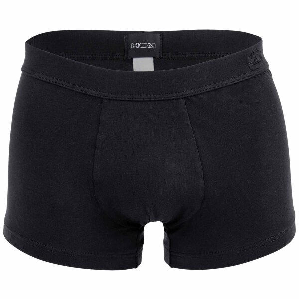HOM Herren Comfort Boxer Brief - Supreme Cotton, Slip, Unterwäsche, einfarbig Schwarz XXL