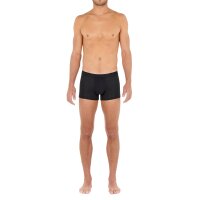 HOM Herren Comfort Boxer Brief - Supreme Cotton, Slip, Unterwäsche, einfarbig Schwarz XXL