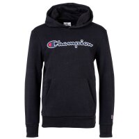 Champion Kinder Unisex Hoodie - Pullover, Baumwolle, Kapuze, Tasche, Logo, einfarbig