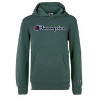 Champion Kinder Unisex Hoodie - Pullover, Baumwolle, Kapuze, Tasche, Logo, einfarbig