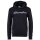 Champion Kids Unisex Hoodie - Sweater, Cotton, Hood, Pocket, Logo, Solid Color Black XS