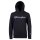 Champion Kids Unisex Hoodie - Sweater, Cotton, Hood, Pocket, Logo, Solid Color Black XS