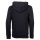 Champion Kinder Unisex Hoodie - Pullover, Baumwolle, Kapuze, Tasche, Logo, einfarbig Schwarz XS