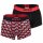 HUGO Mens Boxer Shorts, 2-pack - TRUNK BROTHER PACK, Logo, Cotton Stretch