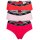 HUGO Ladies Hipster Briefs, 3-pack - TRIPLET HIPSTER STRIPE, Cotton Stretch, uni