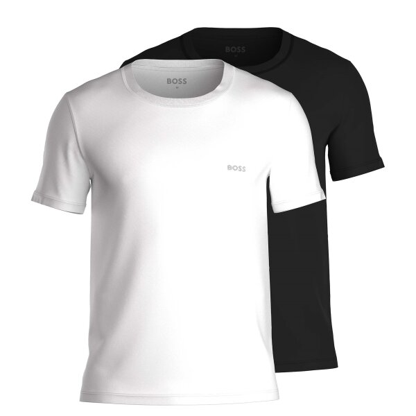 BOSS Herren T-Shirt, 2er Pack - B-TShirtRN 2P Comfort, Unterhemd, Kurzarm, Rundhals