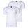 BOSS Mens T-Shirt, 2-pack - TShirtVN 2P Modern, vest, V-neck, stretch White XL (X-Large)