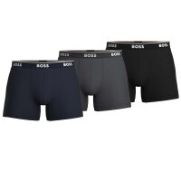 BOSS mens boxer shorts, 3-pack - B-Boxer Briefs 3P Power, Cotton Stretch, Logo