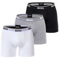 BOSS Herren Boxershorts, 3er Pack - Boxer Briefs 3P Power, Cotton Stretch, Logo