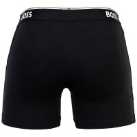 BOSS Herren Boxershorts, 3er Pack - Boxer Briefs 3P Power, Cotton Stretch, Logo Schwarz M