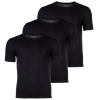 BOSS Mens T-shirt, 3-pack - RN 3P Classic, round neck, short sleeve, cotton, plain Black L (Large)