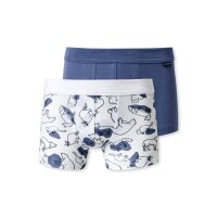 SCHIESSER Boys Shorts, 2-pack - Pants, Underpants, Cotton, Patterned