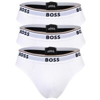 BOSS Mens Briefs, 3-pack - Briefs 3P Power, Cotton Stretch, Logo, Plain