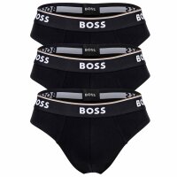 BOSS Mens Briefs, 3-pack - Briefs 3P Power, Cotton Stretch, Logo, Plain