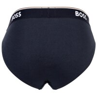 BOSS Herren Slips, 3er Pack - Briefs 3P Power, Cotton Stretch, Logo, einfarbig Schwarz L