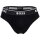 BOSS Herren Slips, 3er Pack - Briefs 3P Power, Cotton Stretch, Logo, einfarbig Grau M