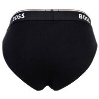 BOSS Mens Briefs, 3-pack - Briefs 3P Power, Cotton Stretch, Logo, Plain Grey 2XL (XX-Large)