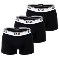 BOSS Mens Trunks, 3-pack - 3P Power, Boxer Shorts, Cotton Stretch, Logo, uni