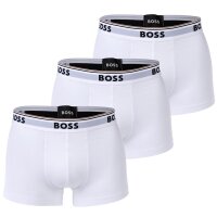 BOSS Mens Trunks, 3-pack - 3P Power, Boxer Shorts, Cotton Stretch, Logo, uni
