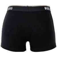 BOSS Mens Trunks, 3-pack - 3P Power, Boxer Shorts, Cotton Stretch, Logo, uni Black L (Large)