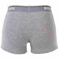 BOSS Mens Trunks, 3-pack - 3P Power, Boxer Shorts, Cotton Stretch, Logo, uni White/Grey/Black M (Medium)