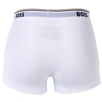 BOSS Herren Trunks, 3er Pack - 3P Power, Boxershorts, Cotton Stretch, Logo, uni Weiß/Grau/Schwarz L