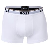 BOSS Mens Trunks, 3-pack - 3P Power, Boxer Shorts, Cotton Stretch, Logo, uni White/Grey/Black L (Large)