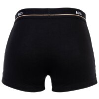 BOSS Herren Trunks, 5er Pack -  5P Essential, Boxershorts, Cotton Stretch, Logo Schwarz/Weiß/Blau 2XL