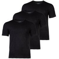 BOSS Mens T-shirt, 3-pack - TShirtVN 3P Classic, vest, V-neck, Cotton Black L (Large)
