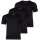 BOSS Herren T-Shirt, 3er Pack - TShirtVN 3P Classic, Unterhemd, V-Neck, Cotton Schwarz 2XL