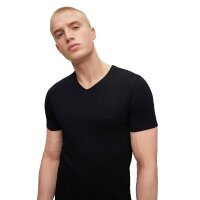 BOSS Herren T-Shirt, 3er Pack - TShirtVN 3P Classic, Unterhemd, V-Neck, Cotton Blau/Grau/Schwarz XL