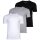 BOSS Mens T-shirt, 3-pack - TShirtVN 3P Classic, vest, V-neck, Cotton White/Grey/Black M (Medium)