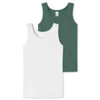SCHIESSER Boys Undershirt, Pack of 2 - Tanks, sleeveless, jersey, solid color