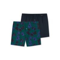 SCHIESSER Herren Shorts 2er Pack - Serie "Fun Prints", Unterhose, Jersey-Shorts