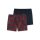 SCHIESSER Herren Shorts 2er Pack - Serie "Fun Prints", Unterhose, Jersey-Shorts